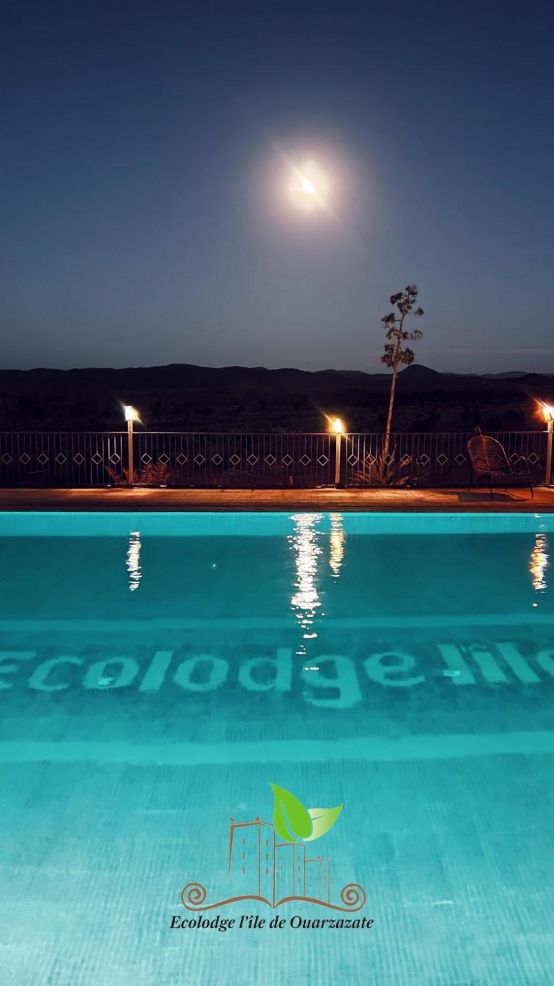 Ecolodge l'île de Ouarzazate Tarmigt Exterior foto