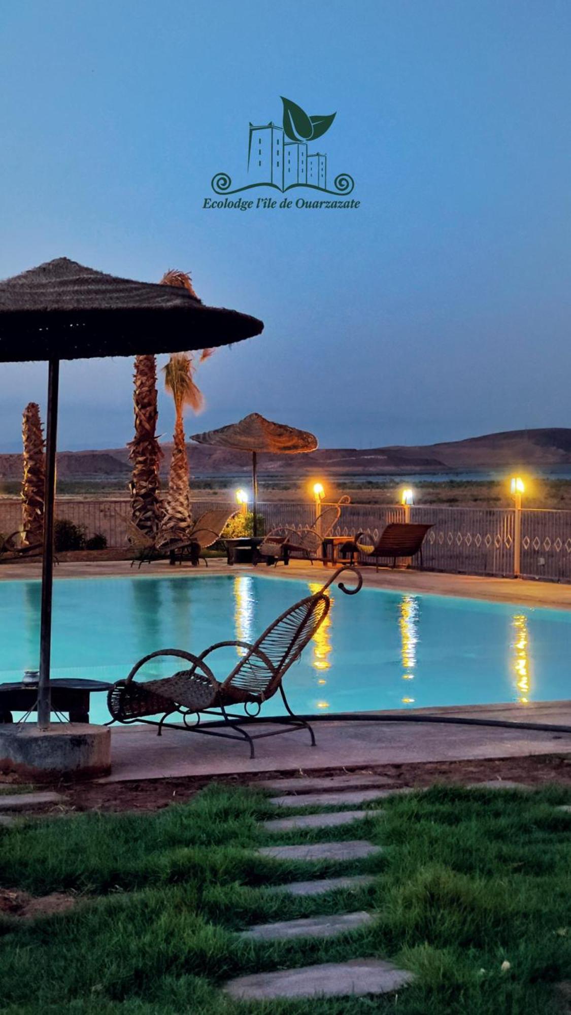 Ecolodge l'île de Ouarzazate Tarmigt Exterior foto