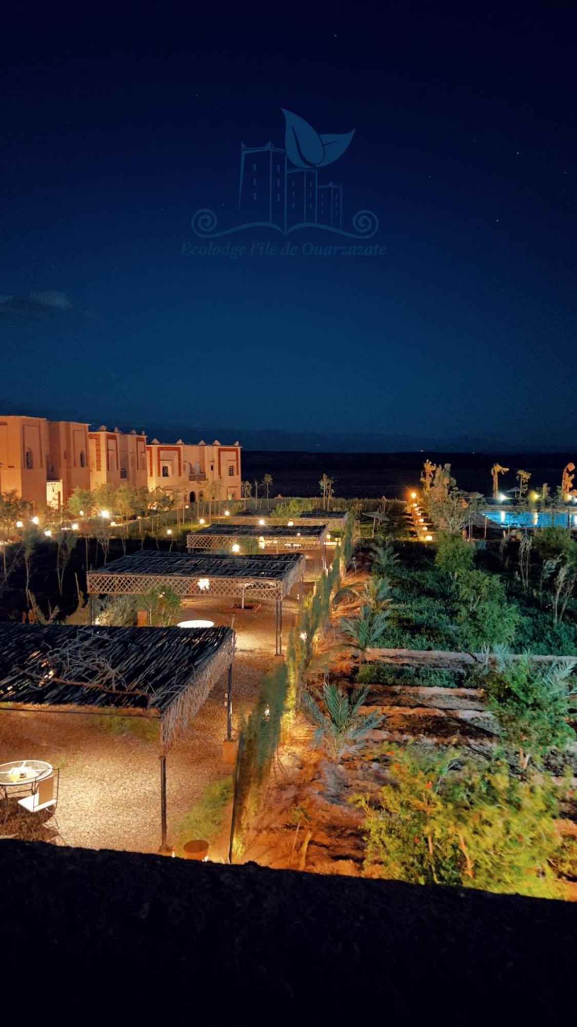 Ecolodge l'île de Ouarzazate Tarmigt Exterior foto